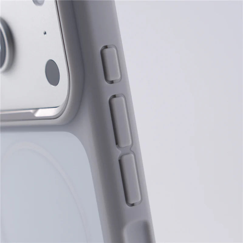 Original Double Color for Magsafe Case For iPhone 17Air 17Pro 17Pro Max Matte Magnetic Wireless Charge Hard Protective Cover