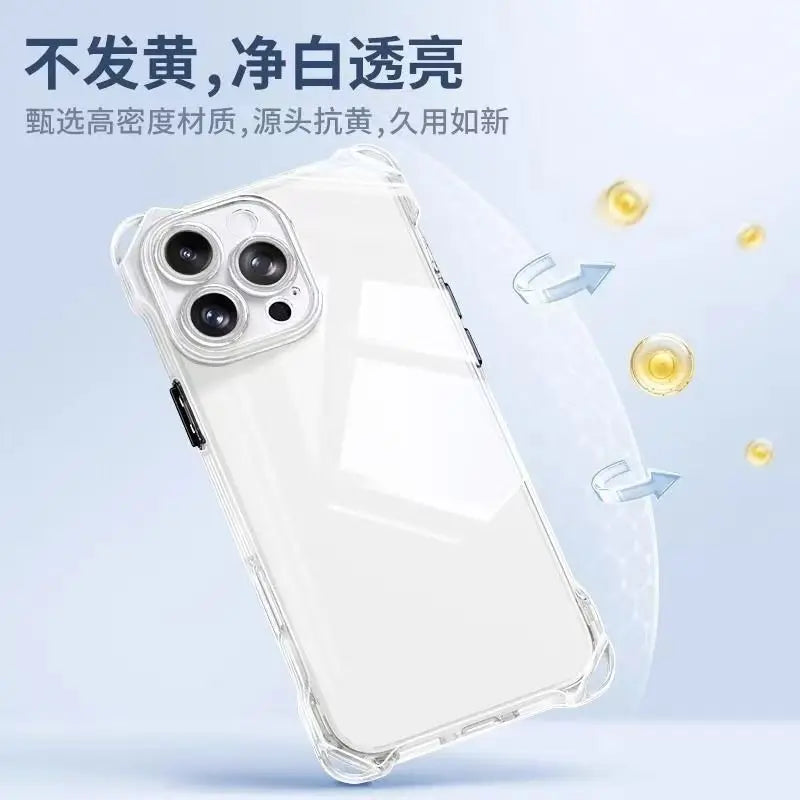 Crossbody Phone Case with Lanyard For iPhone 17Air 16 Pro Max 15 14 13  чехол на айфо Necklace Strap Cord Soft Cover