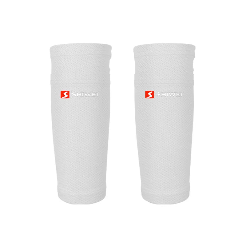 1 Pair Sports Safety Shin Pads Sleeves Breathable Football Shin Holder Instep Socks Nylon Leg Guard Sleeves for Boys Men