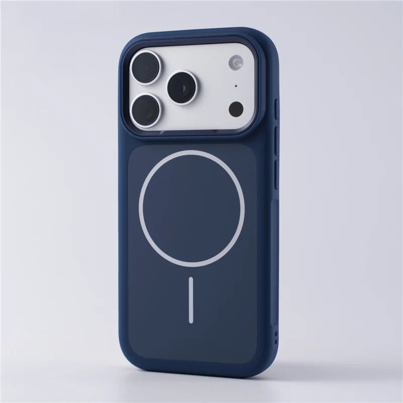 Original Double Color for Magsafe Case For iPhone 17Air 17Pro 17Pro Max Matte Magnetic Wireless Charge Hard Protective Cover