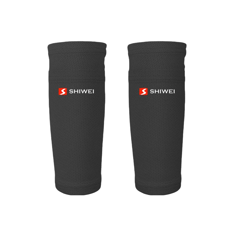 1 Pair Sports Safety Shin Pads Sleeves Breathable Football Shin Holder Instep Socks Nylon Leg Guard Sleeves for Boys Men