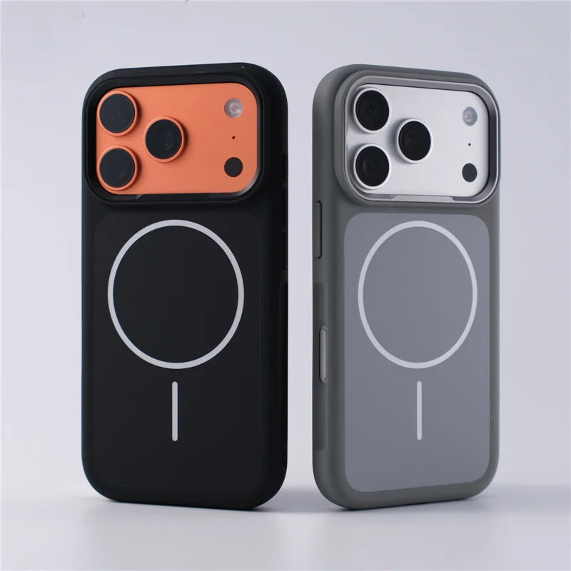 Original Double Color for Magsafe Case For iPhone 17Air 17Pro 17Pro Max Matte Magnetic Wireless Charge Hard Protective Cover